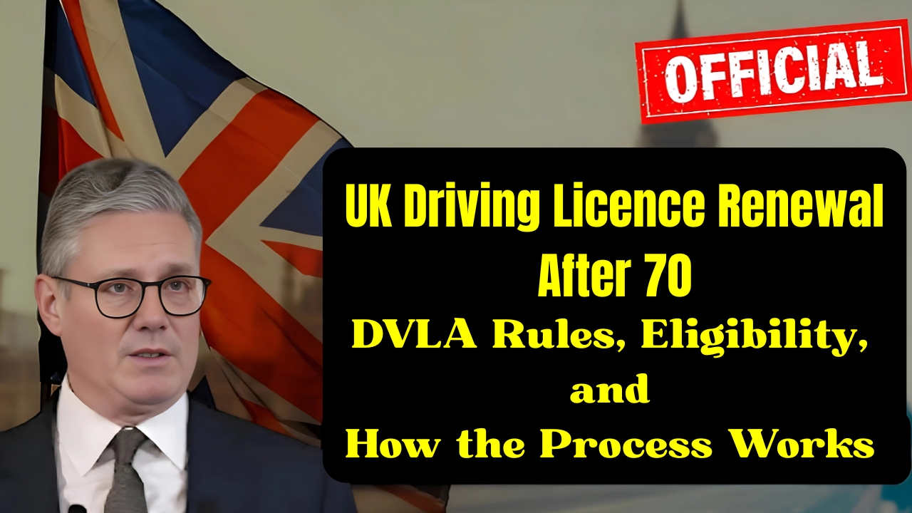 UK Driving Licence Renewal After 70
